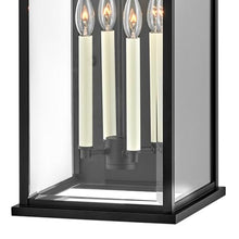 Hinkley Weymouth Extra Large Outdoor Wall Mount Rectangle Lantern, Black
