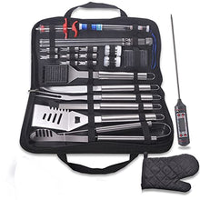 Griddle Accessories, 32 Pcs Flat Top Grill Accessories, Griddle Accessories Kit with Griddle Spatula, Scraper, Tongs and Egg Rings, Stainless Steel Griddle Tools Set for Outdoor BBQ and Camping