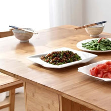 UWYTGF Modern 5 Piece Wooden Dining Table Set for Small Space Apartment,A