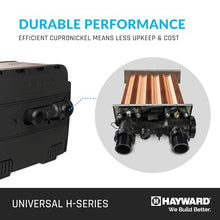 Hayward H-Series Natural Gas Pool Heater for Inground Pools 150,000 BTU