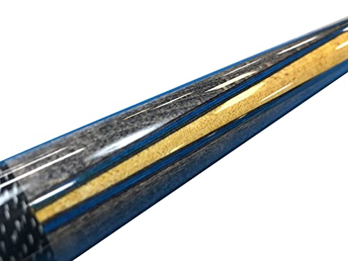 Meucci Handcrafted Billiards Pool Cue Stick w/PRO Shaft - Blue