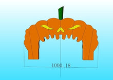 33ft Halloween Inflatable Giant Pumpkin Archway for Outdoor Decoration, Blow Up Inflatable Pumpkin Yard Halloween Decorations Outdoor