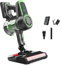 MANYOUYOU Electric Billiard Table Cloth Cleaner, Cordless Billiard Cloth Vacuum Cleaner, LED Intelligent Display, 22kpa Suction Power, 2-Speed Settings, and 2200mah Battery Green