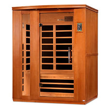 Dynamic Saunas Lugano 3-Person Low EMF FAR Infrared Sauna Carbon