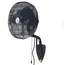 mistcooling Outdoor Fan - Wall Mount Fan - Misting Fan | Patio Misting, Restaurant Patio misting, Warehouse Cooling | Oscillating Fan - Stainless Steel Misting Fan Ring & Nozzles Included