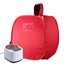 POGHDBXA Sauna Accessories, Full Body Home Personal Use Sweat Steam Spa Reusable Box Silent Sauna Tent(B)