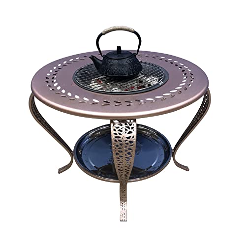 uP9sF2mD Barbecue Grill Indoor Heating Stove Table Household Dual-Purpose Barbecue Rack Smokeless Carbon Grill Charcoal Barbecue Charcoal Grill
