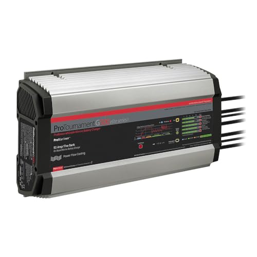 Generic ProMariner ProTournamentelite 500 Battery Charger 5 Bank Global/CZone Black