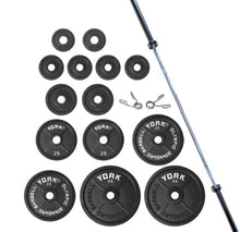 York Barbell Legacy Cast Iron Precision Milled Olympic Plate Set
