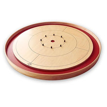 Crokinole Canada Tracey Red Tournament Crokinole Board Game Set Brown and Red