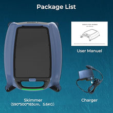 KAVANO Solar Pool Skimmer Robot, Robotic Pool Surface Cleaner with App Control, Automatic Floating Pool Skimmer for Inground and Above Ground Pools