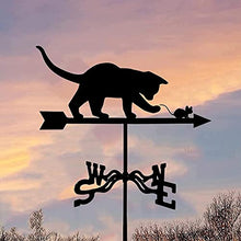 Weather Vanes Weathervane Measuring Tools Weathercock with Anti Rust Coating Stainless Steel for Durable Outdoor Gardens Houses Patio Lawns (Angler 2) (Train)