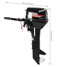 Sootvp 12HP 2 Stroke Outboard Motor Long Shaft Black