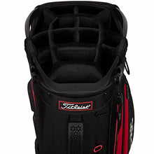 Titleist Hybrid 14 Golf Bag Black/Black/Red