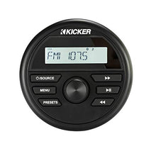 KICKER KMC2 Marine Grade Receiver & 2 Pair 45KM84L 8" LED Speakers Bundle