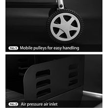 MZGYYD Half Oil Barrel Stove with Barbecue Grill Field Oil Barrel Barbecue Grill Household Folding Charcoal Grill