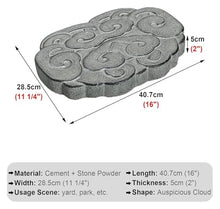 Garden Stepping Stone,Decorative Stone for Garden, Garden Stepping Stone for Pathway Flower Bed, Porch Veranda Walkways Walking