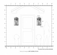 Livex Lexington 3 Light Outdoor Wall Lantern Natural Brass