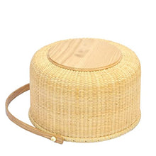 Storage Basket,Outdoor Rattan Picnic Easter Round Grocery