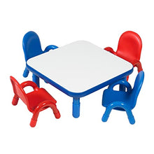 Children's Factory Angeles BaseLine Kids Table and Chair Set Blue-Red
