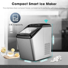 TEDILUVI Smart Ice Maker Countertop with App Remote Control Machine 9 Ready Automatic Cleaning