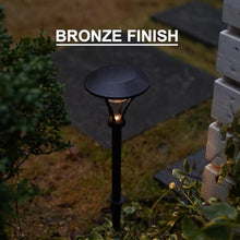 GOODSMANN Landscape Lighting Low Voltage Path Lights 1 Watt LED 60 Lumens Landscape Lights with Metal Stake Connector for Garden Yard Patio Area Outdoor Lighting (8 Pack) 9920-2104-08