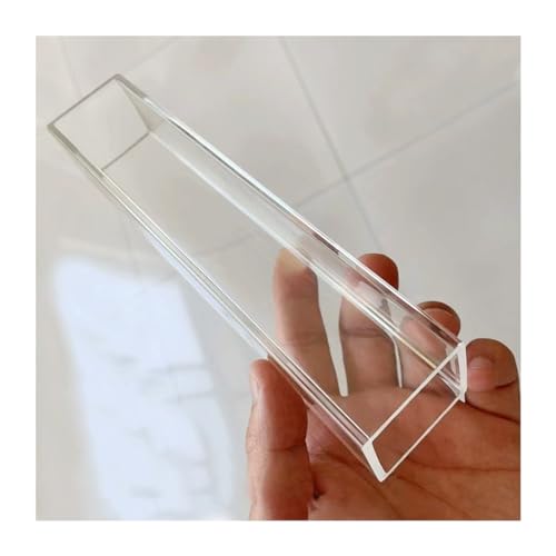 EVANEM 1pcs Acrylic Square Tube, for Garden Supplies 10~100mm Side Acrylic Pipe Hollow Tube PMMA Tubing(450mm 1Pcs,200x200x4mm)