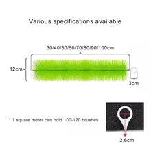 Jendfert 20 30 50 100 Pcs Pond Filter Brushes Pond Filtration Kit, Aquarium Filter Brush, Stainless Steel Long Cleaning Brush, Pond Skimmer Filter, for Koi Ponds, Water Gardens(100pcs,60cm/24in)