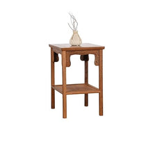 Couch End Table Wooden Chinese Style Simple Sofa Side Table Living Room Corner Small Side Table Corner Tables for Living Room