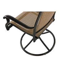Hanover Fontana 9-Piece Rust-Resistant Aluminum Outdoor Dining Set Brown