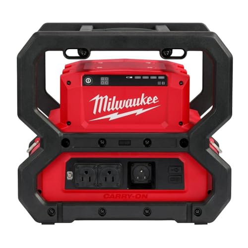 Milwaukee M18 Carry-On 3,600 Watt Lithium-Ion Battery Portable Power Supply (Bare Tool)