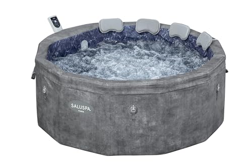 Bestway SaluSpa Paris ThermaCore UltraFit Smart Airjet Plus 6 Grey Marble