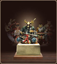 Generic Samael China Zodiac Mascot Statue Cattle Multicolour