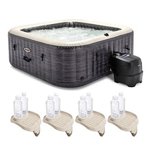 Intex PureSpa Plus Inflatable Square Hot Tub Spa Gray