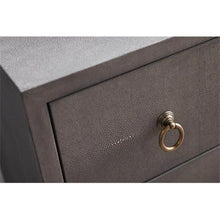 Star International Furniture Traditions Strand 3-Drawer Resin Nightstand Grey