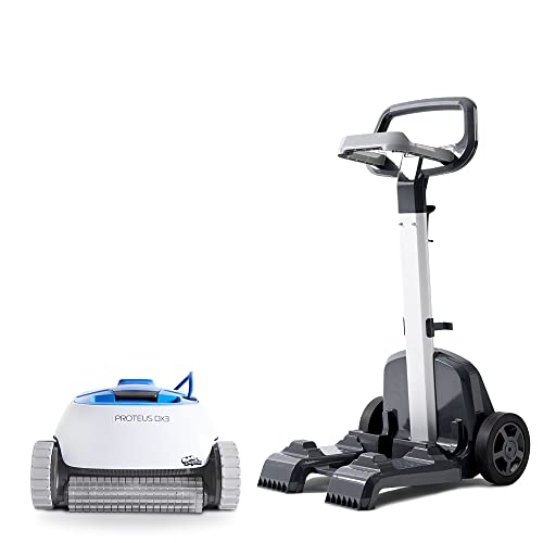 Dolphin Proteus DX3 Robotic Pool Vacuum Cleaner White