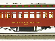 Generic Lionel Boston & Maine Railroad Wood Coach 2 Pack #1 O Gauge Natural Color