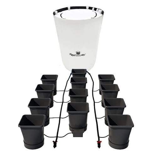 AutoPot 12Pot XL Hydroponic System with 6.6 Gal Pots and 60 Gal PRO FlexiTank Black