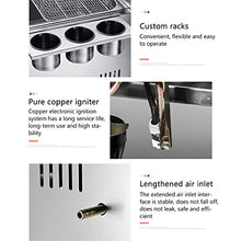 Dntum Fryer,Commercial Gas Fryer,12L Top Basket Stainless Steel Fryer Restaurant Home Fries Chip with Seasoning Trough