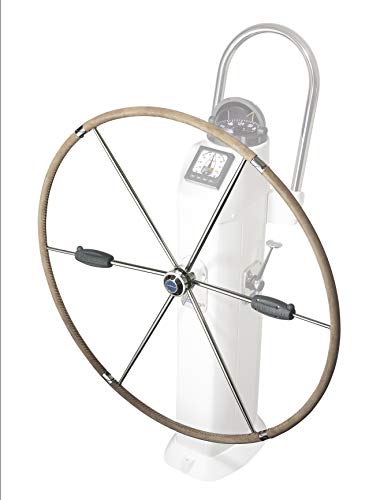 Lewmar 32" Folding Boat Steering Wheel Kit White