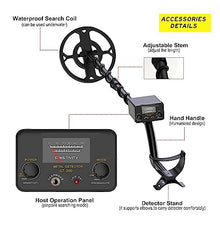 UYCVT Metal Detectors, Treasure Hunter Gt200 Metal Detector Professional High Sensitive Underground Iron Metal Gold Detector Adjustable