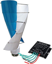 CHRISK 4000W Wind Turbine Generator Set,Portable Spiral Wind Power Turbine Maglev Generator 10 Blades +Controller for Outdoor Garden,12v