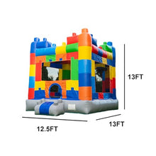 HERO KIDDO Block Party Bounce House Commercial Grade Inflatable 13x13