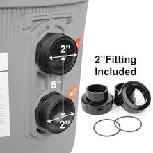 XtremepowerUS Pool Filter In-Ground Spa DE 48 Sq. Ft. 96 GPM