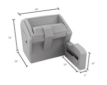 DeckMate Deluxe Large Pontoon Console Helm Ivory