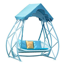 ELUKHT Creative Hotel Patio Porch Swing Glider with Stand Porch Swings with Stand, Princess Swing Bed Patio Furniture Porch Swing Lazy Daze Hammocks Swing Bench Perfect Set