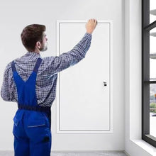 Jievmrs 24x30 28x28 24x36 24x48 24x60 Large Access Door, Aluminum Access Panel Door for Outdoor Kitchen/Attic, Drywall Plumbing Inspection Hatch Panel(White,60x70cm(24x28in))