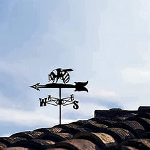 Weather Vane Bee Metal Weather Wind Animals Shape Weather Direction Indicator Iron Courtyard Roofs Measuring Tools Decoration of Outdoor Sheds Hat (Donkey Normal) (Logo normal)