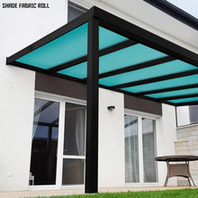 TANG Sun Shade Cloth for Garden 12'x150' Shade Fabric Roll Turquoise Green HDPE Mesh Shading Pergola Cover Replacement Canopy, 95% Blockage Sunshades for Outdoor Patio Backyard Plant