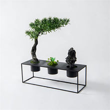 Artificial Bonsai Artificial Bonsai Tree New Chinese Style Green Simulation Welcome Pine Bonsai Tree Living Room Office Desktop Decoration Green Fake Tree for Home Office